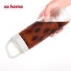 Sohome Portable Cold Brew Glass Tumbler with Tea Infuser