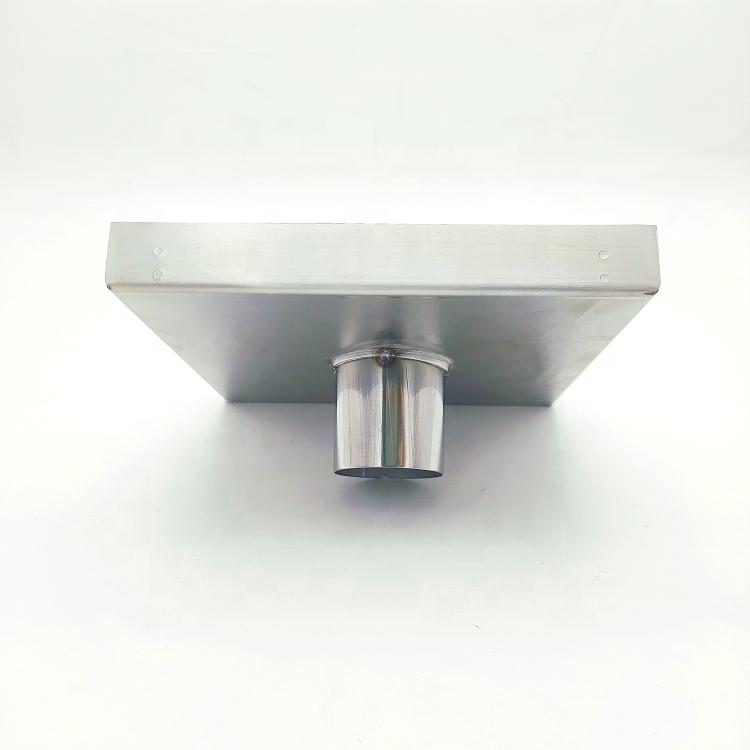 150 x 150 mm Rozsdamentes Acél Önzáródó 6 Hüvelykes Csempebetétes Rejtett Négyzet alakú Fürdőszobai Csatorna Hotel Zuhanyzó Padlóösszefolyó