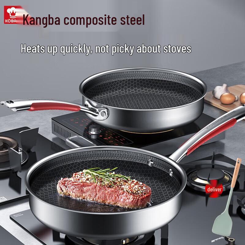 Kambach 316L Stainless Steel Honeycomb Non-stick Frying Pan