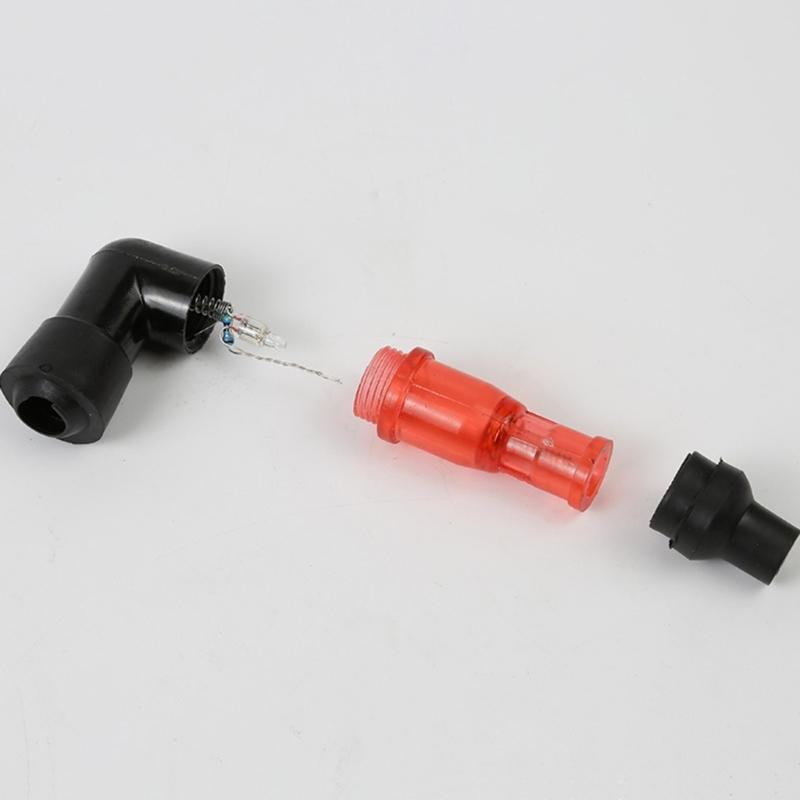 Universal Spark Plugs Caps High Temperature Resistance Versatile Spark Plugs Caps Stable for Motorcycles & Tricycles