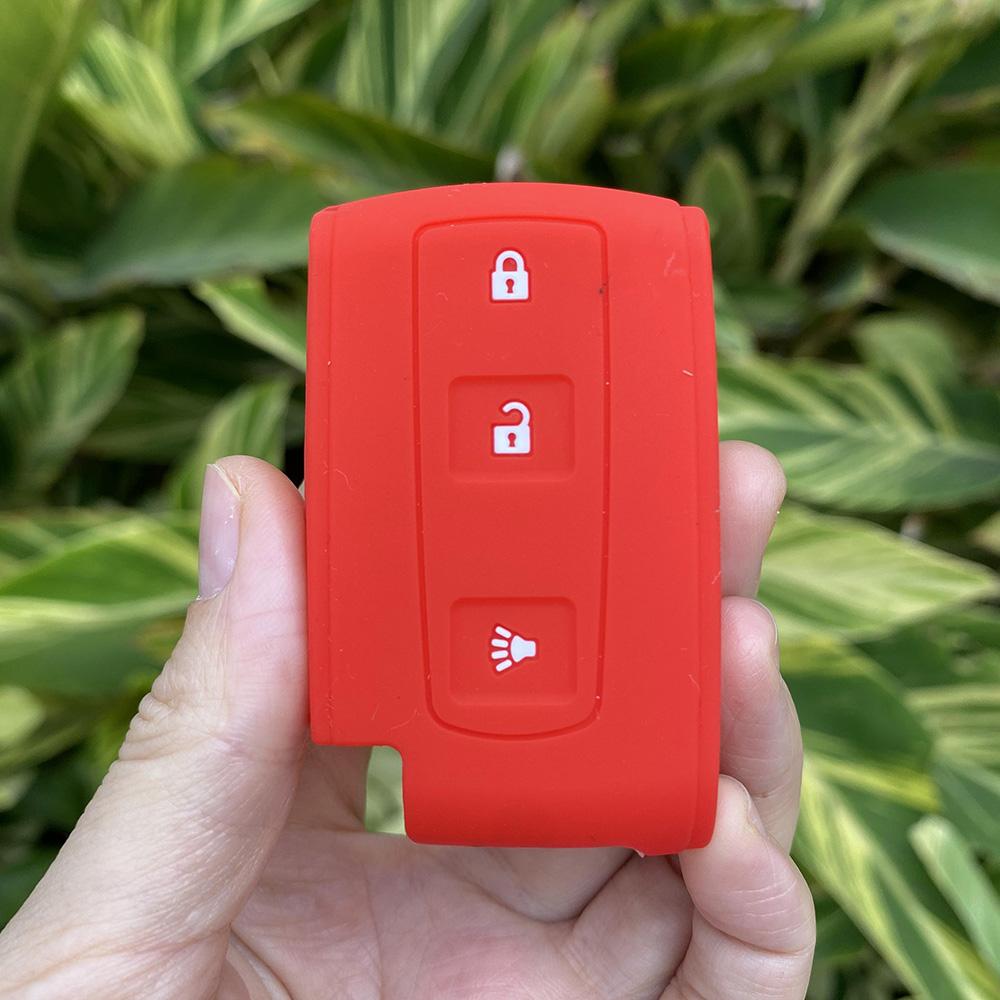 Silicone Car Key Fob Cover Case Shell Set For Toyota Corolla Verso 2004 2006 2007 Prius Gen 20 2005 2008 Remote Key Accessories