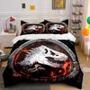 Dinosaur Logo Set For Decoration Kid'S And Adults' Bedroom Decor, Exquisite Three-Piece Bedding Set Gift