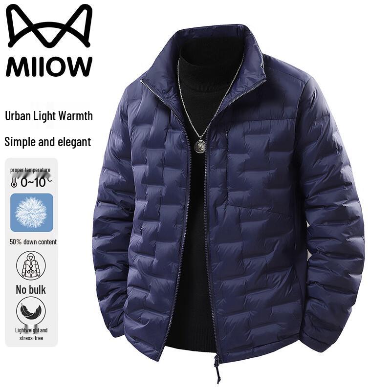 Mao Ren Men s Lightweight Hooded Duck Down Jacket L