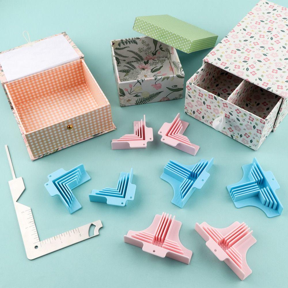 4/6Pcs Corner Holding Design Corner Assembly Clamps Paper Scrapbooking Tool Paper Craft Divider Assembly Clamps
