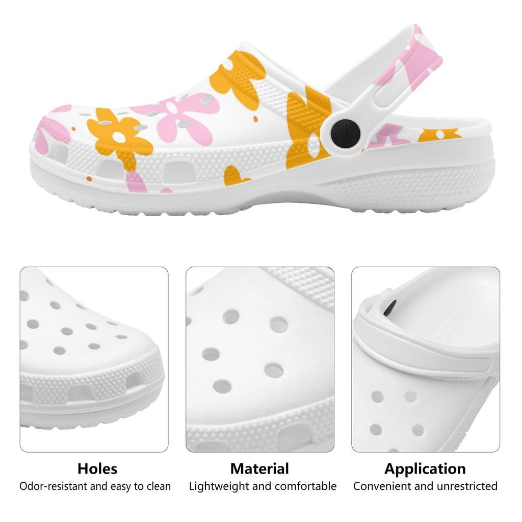 Colorful Printed EVA Clogs Sandals Unisex Flexible Breathable Slip On Casual Slippers Soft Sole Summer Shoes Daily Comfort Wear