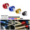 1lot=2pcs AN4 AN6 AN8 AN10 AN12 Hose Clamp Fuel Pipe Clip Oil Catch Can Tube Hose An6 Fitting Finisher Clamps