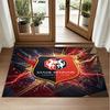 Stade Rennais FC Design Crystal Velvet Rug Soft Decorative Mat for Bedroom Entrance