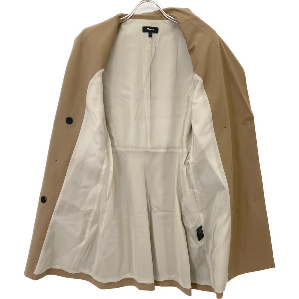 Theory 01-2305204 Brown Traceable Wool Blazer Jacket 2 BrownUsed