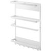 Yamazaki Magnet Refrigerator Side Rack White Approximately Plate Kitchen Paper Holder 2907