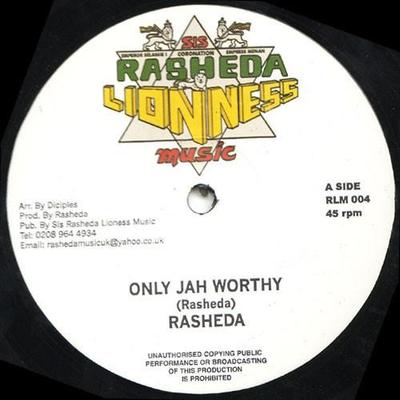 12inch Record SISTER RASHEDA - Only Jah Worthy RLM004 Sis Rasheda Lio 2005 UK Reggae, Ska & Dub Used