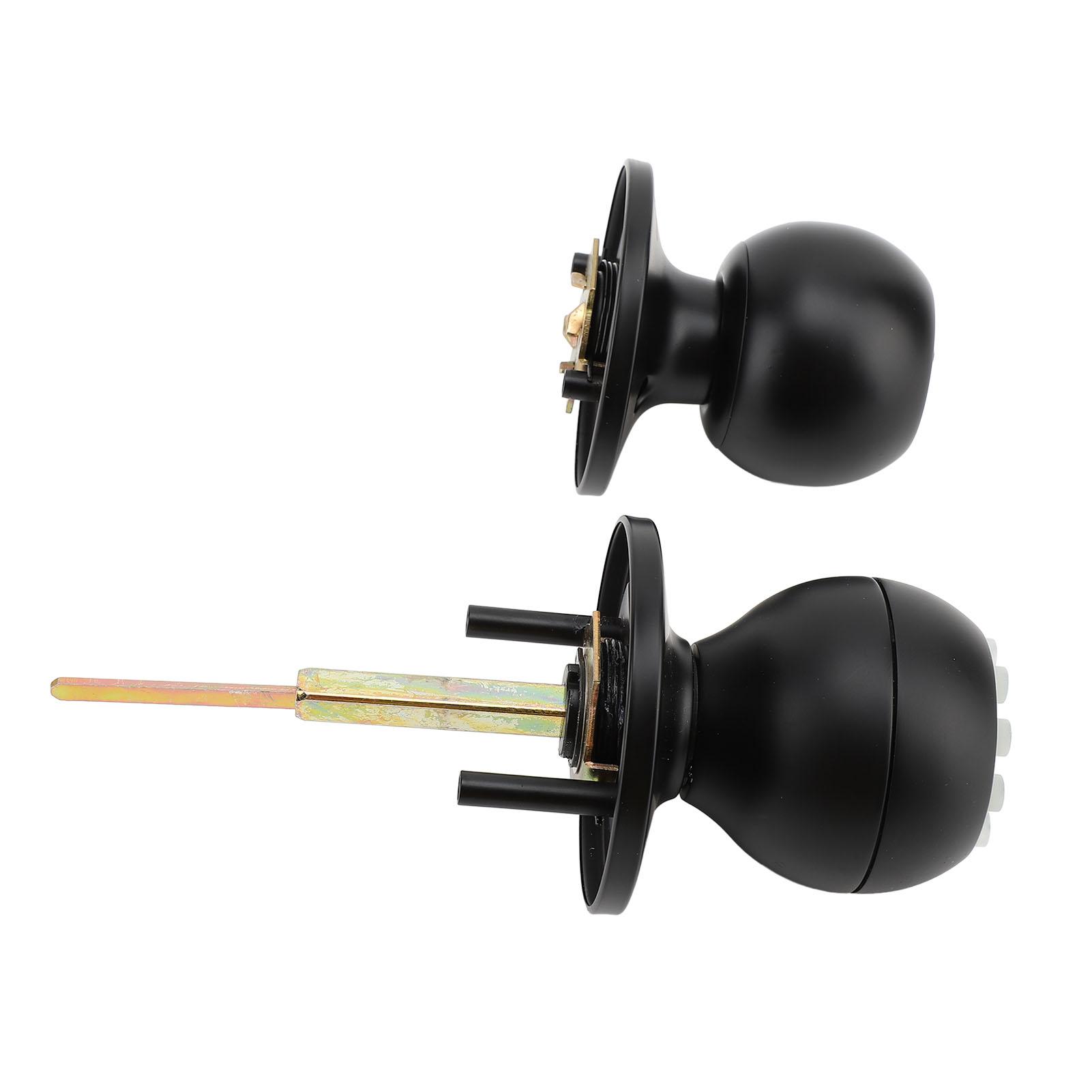 

Keypad Door Knob with Lock and Key Round Electronic Entry Door Knob Lock for 35‑55MM Thickness Door Apartment Garage