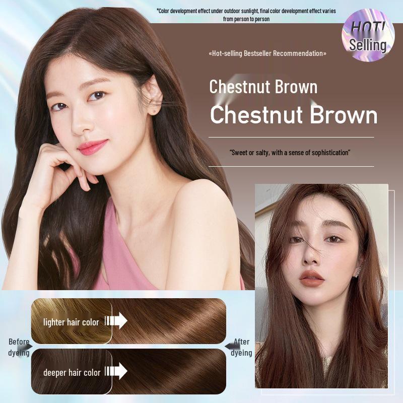 Douyin Bubble Hair Dye: Plant Essence Formula - Gentle on Scalp & Hair