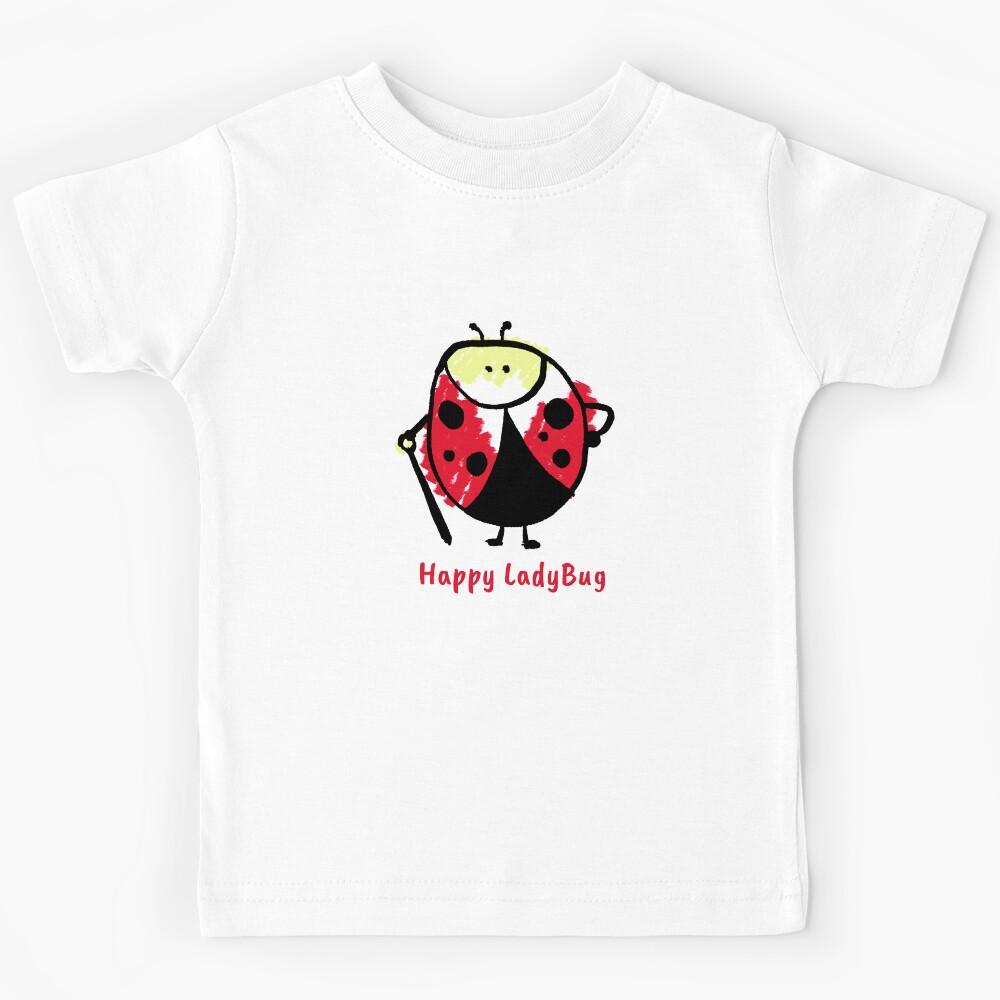 Happy LadyBug Kids T-Shirt 160