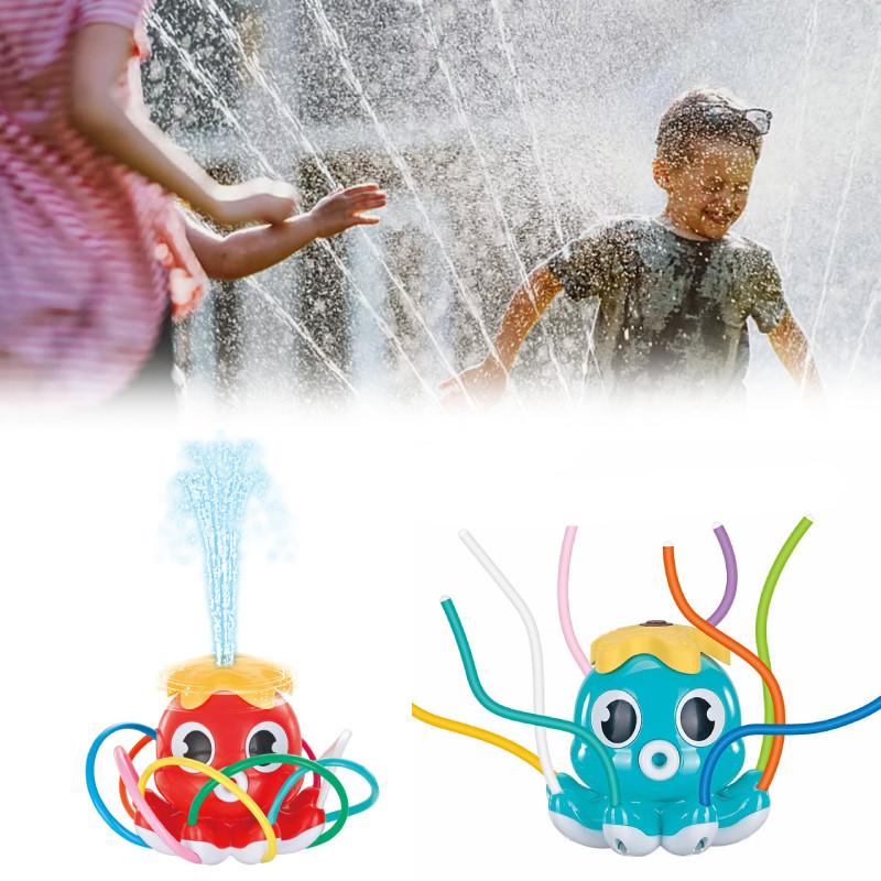 Colorful Outdoor Water Play Toy Sprinkler Octopus For Fun And Engagement In Backyard