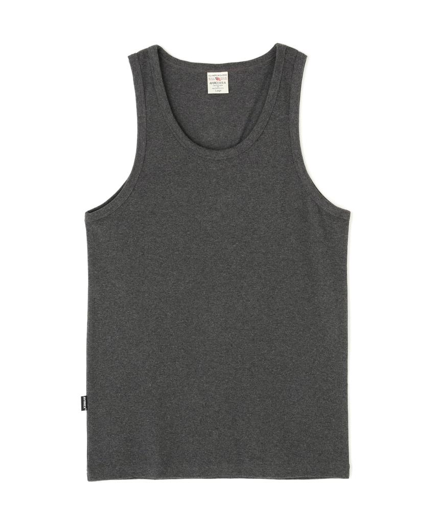 AVIREX DAILY RIB TANK TOP 6143507 L charcoal