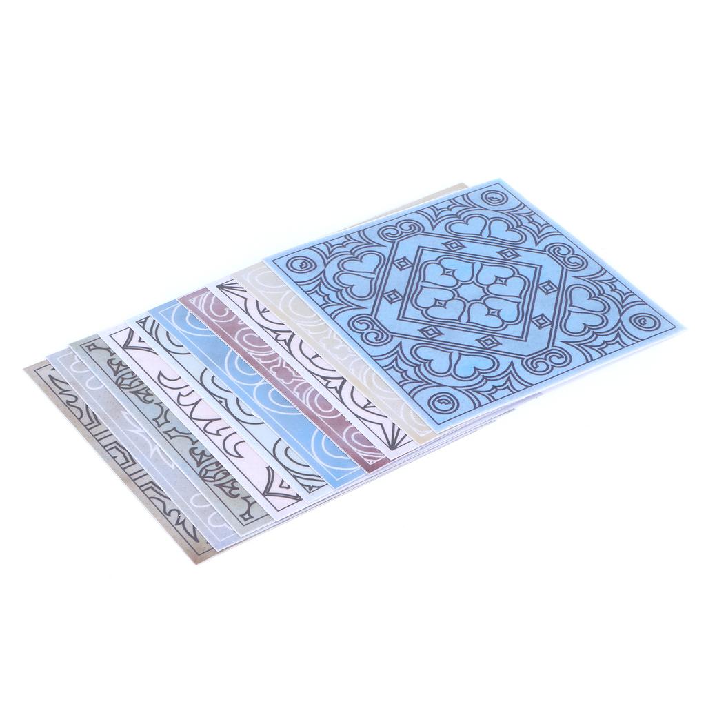 10 STÜCKE Fliesenaufkleber Wasserdicht Ölfest Selbstklebend Wandaufkleber Abziehbild Küchendekoration