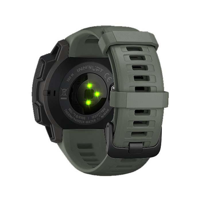

Офіційний силіконовий ремінець для Garmin Instinct/Instinct 2 Solar армія зелений колір