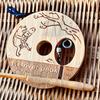 River Peak Bamboo Tackle Spool Art (03_Harigane Trout)