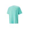 Puma X Melo Boxy Tee Solid Color Crew Neck Casual Short Sleeve T-Shirt Men Tops Light-Green 621703-01