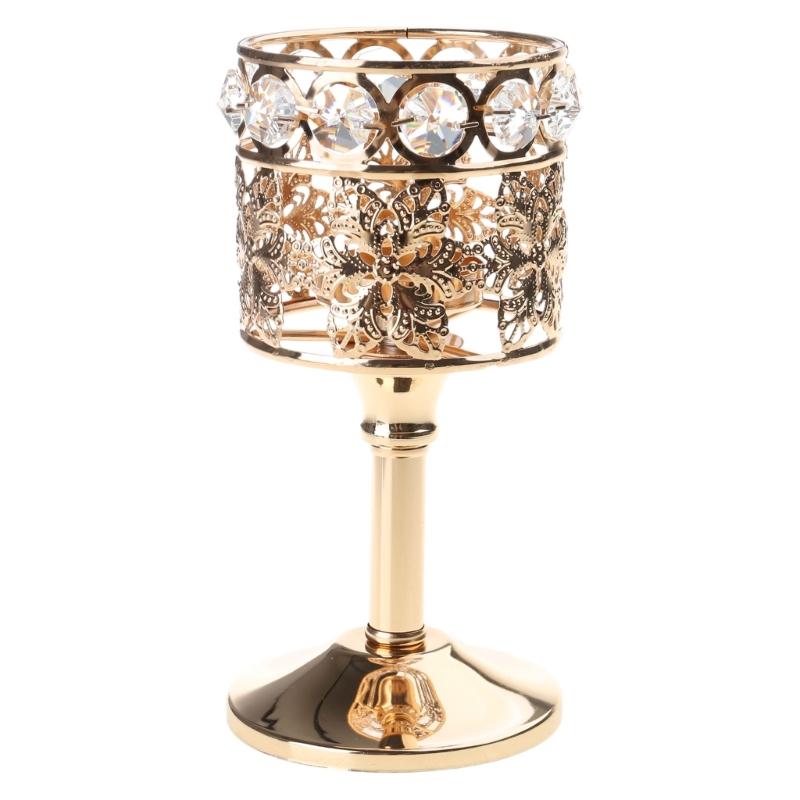Elegant Glass Candle Stands Candle Holder Sophisticated Candle Holder for Candlelights Dinner Decorations small