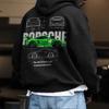 Womens Gothic Oversized Hoodie Long Sleeve Harajuku Sweatshirt Vintage Hip Hop Casual Pullover