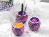 European Style Glass Mosaic Candle Holder, Bar Decoration, Colored Glass Candle Holder Decoration, Creative Candle Cup Ornament