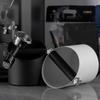 Coffee Knock Box Stainless Steel Shock Absorbent Espresso Knock Box Coffee Grind Dump Bin with Nonslip Base Accessories