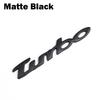 Handwritting TURBO Supercharge Auto Chrome Metal Refitting Car Styling Emblem Badge Exterior 3D Sticker for Mitsubishi Impreza QS1