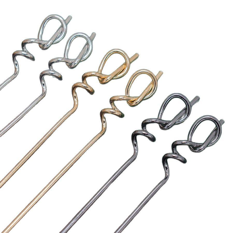 Twist Knot Winding Coil Hair Hairpin Cold Wind Niche Hairpin Simple Modern Feeling Coil Hair Accessories