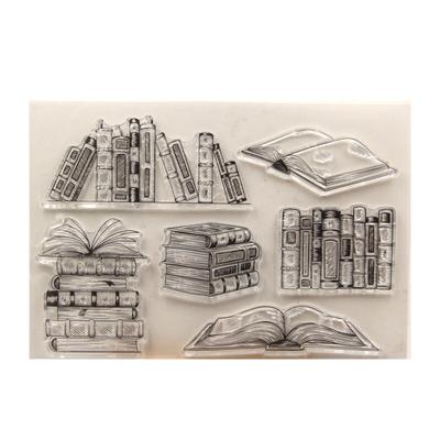 Libri Timbro trasparente trasparente per scrapbooking fai-da-te/realizzazione di cartoline/forniture per decorazioni divertenti di Natale per bambini