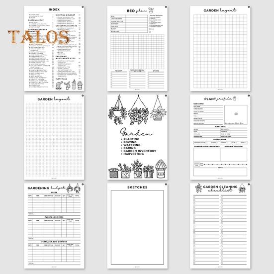 1Pc/2Pcs Gardening Planner Notebook Indoor Plant Care Journal Log Book Plant Watering Schedule To Keep Track of Your House Plant Details
