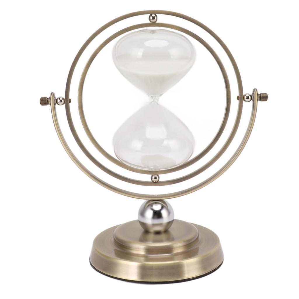 Metal Hour Glass Simple Modern Accurate Timing Delicate Sand Timer Home Decoration Bronze Color