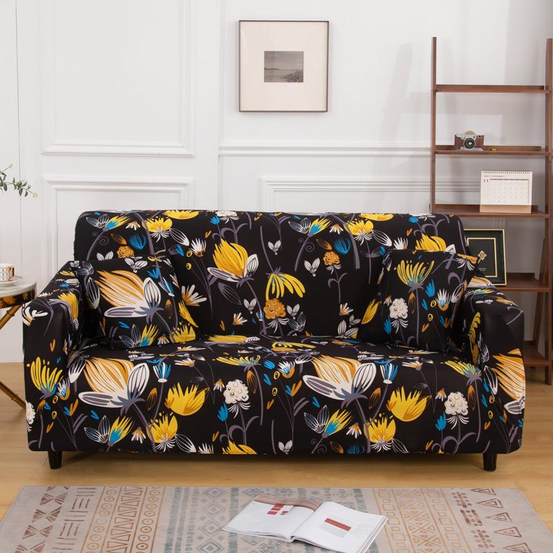 Printed Sofa Cover Stretch Couch Covers Loveseat Slipcovers for 2 Seater Cushion Couch Washable Living Room Furniture Protector