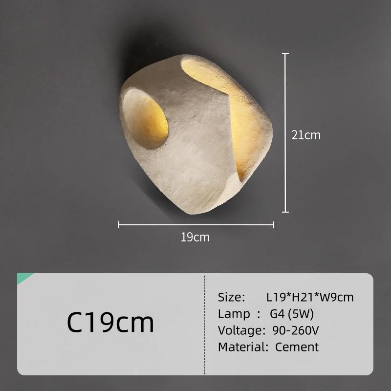Retro LED Wall Lights, Designer, Villa, Cafe, Bar, Decorative Wall Lights, Nordic Art Style Cement Wall lamp 2025