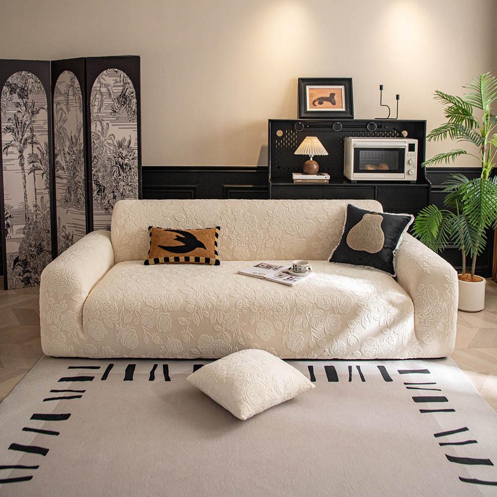 Neue Ganzjahres-Universal-Sofabezug All-Inclusive Mehrzweck-Gerade Reihe Integrierte Schutzhülle