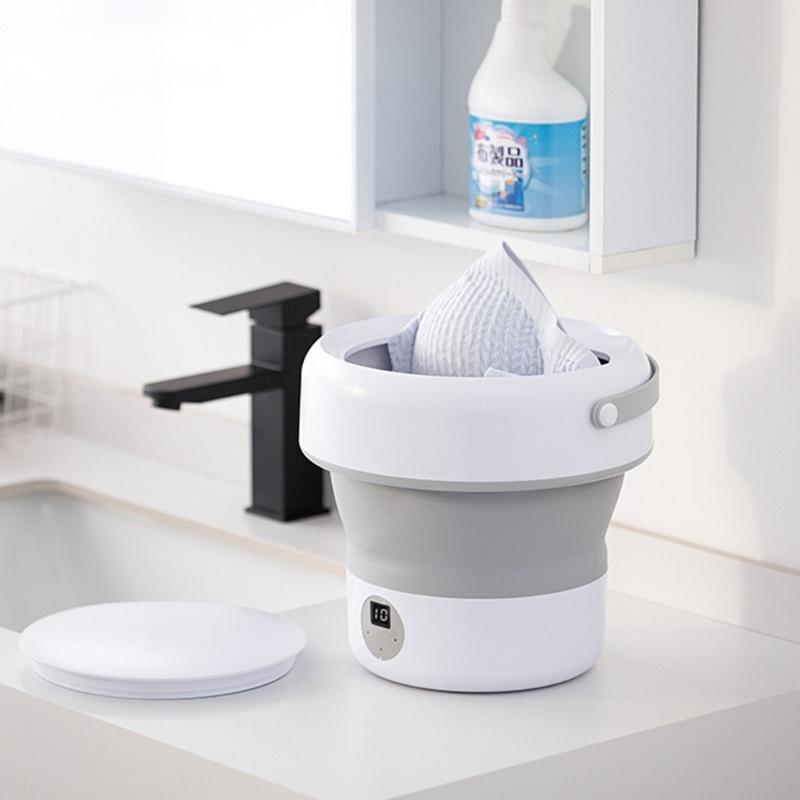 Space Saving Foldable Miniature Dishwasher Small Dishwashing Machine for Small Kitchens Dishes and Vegetables Cleaner