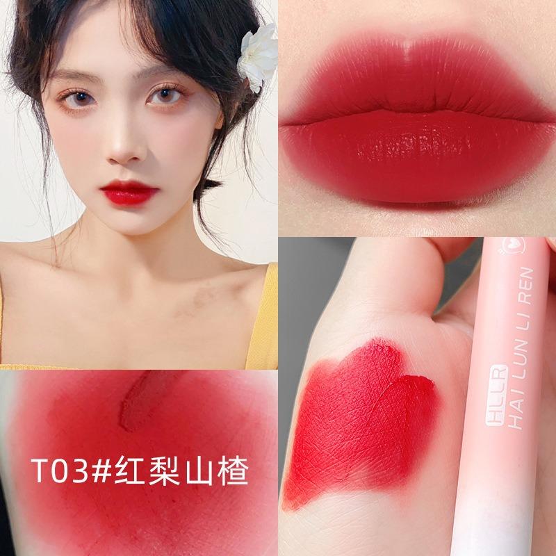 Matte Velvet Lip Glaze Student Brightening Versatile Lipstick Cosmetic