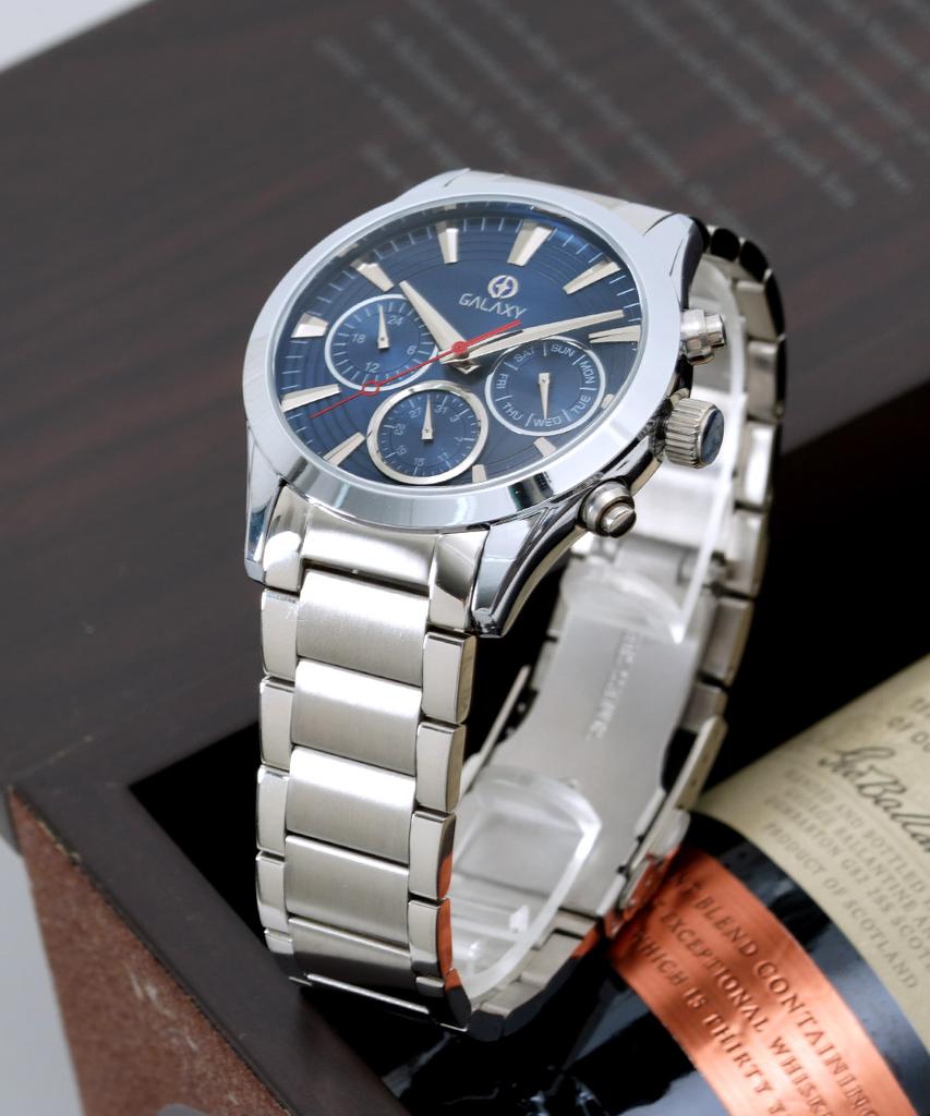 Gaelleogsi Multifunction Men'S Metal Wristwatch Gs5801Mc