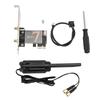 Scheda WiFi PCIe WiFi 7 AX3000, Scheda di Rete Bluetooth 5.4 BE200NGW 8774Mbps, Adattatore Wireless Tri-Band con Antenna Estensibile Pieghevole 12DB