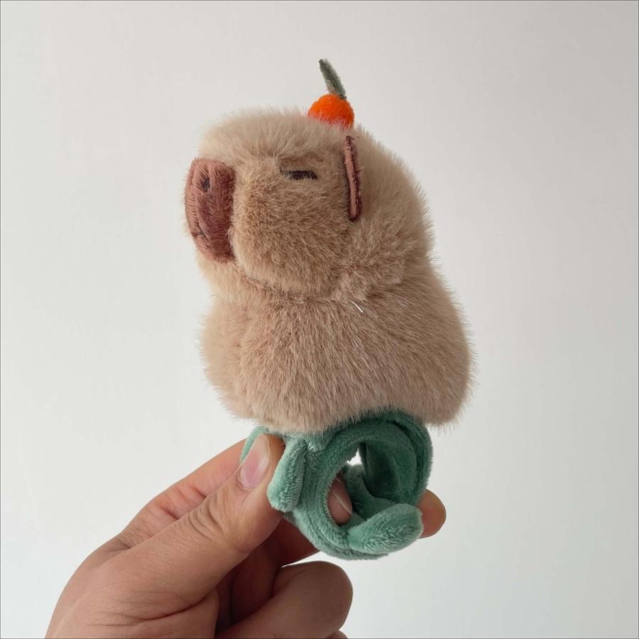 

1-12 шт. Капибара Хлопающий браслет Детские игрушки Каваи Капибара Мягкая плюшевая игрушка Хлопающий браслет Капибара Кольцо на руку Веселые хлопающие круги