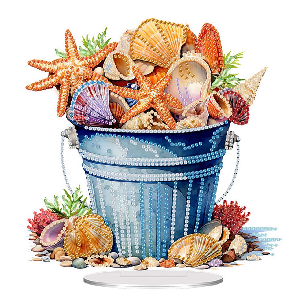 Acrylic Cartoon Animal Diamond Painting Tabletop Ornaments Kit Lamp Diamond Painting Desktop Ornaments Kit for Home Office Decor