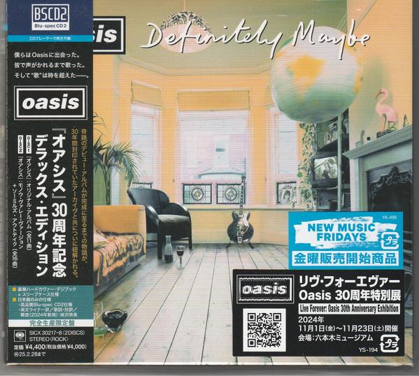 

CD OASIS - Definitely Maybe (30th Anniversary SICX302178 SONY MUSIC LABE 2024 Japan Obi Rock
