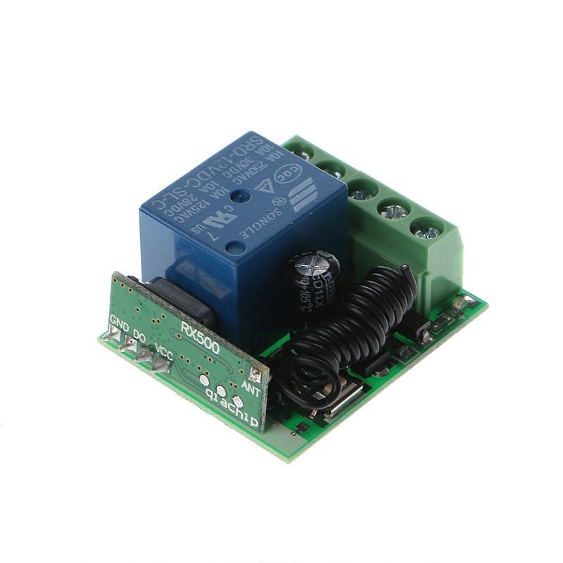 10PCS 1CH 433MHZ DC12V 10A Wireless Relay RF Remote Control Switch