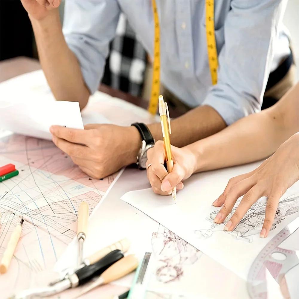 1pc Multi-Functional Ruler Put Yardstick Sewing Clothing Ruler Patchwork Sewing Ruler Seam Gauge Tailor Pattern Making