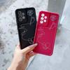 N18 Lovely Line Art Design Weiche Silikonhülle für Samsung A05s A54 A25 A34 Xiaomi POCO X5 Redmi Note 12S Huawei P50 Honor 90 Angel Eyes Cover