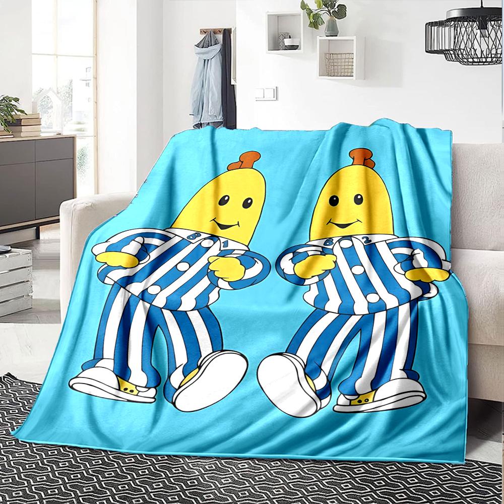 1pc Banana Blanket, Gift, for Men and Women, Soft Blanket, Good for Sofa Bed Couch Travel, Lightweight Flannel Blanket
