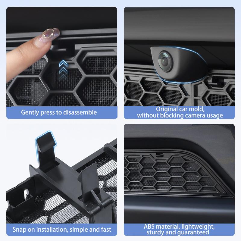 For Tesla New Model YL 2026 Launch 6-seater Version Lower Bumper Anti Insect Net Anti Dust Proof Inner Vent Grille Cover