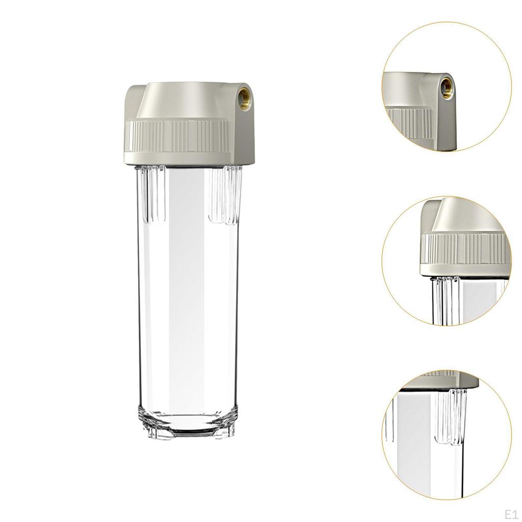Flasche Klar 1/2 Zoll Einlass Robustes Haushaltsgerät Einfache Installation für 10 Ersatz
