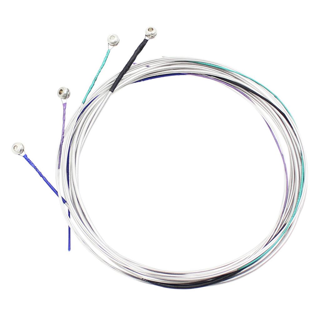 Universal Cello Strings Replacement Steel Core Wrap Nickel Silver String for Professional and Student Cello Players