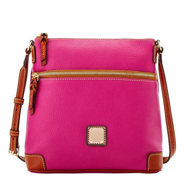 Dámská taška Vintage Pebbled Lychee Grain Textura Crossbody taška Vícebarevná dámská taška